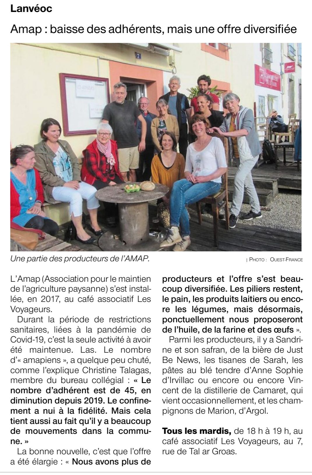 20 05 22 Ouest France Le journal