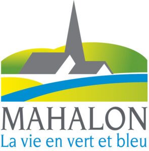 logo mahalon vie en vert et bleu